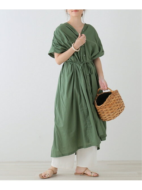 Ray Cassin 綿ローンギャザー羽織りワンピース Rakuten Fashion 楽天ファッション 旧楽天ブランドアベニュー Bf3863