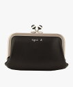 agnes b. VOYAGE レザー がま口 コインケース "Irene" PAW07-04 アニエスベー 財布・ポーチ・ケース コインケース・小…
