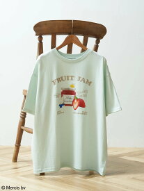 earth music&ecology miffy/earth イチゴcollection アースミュージック&エコロジー トップス カットソー・Tシャツ レッド ベージュ ブルー