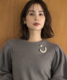 組曲 【好評につき追加予約・2SET】ツインスターパールブローチ クミキョク アクセサリー・腕時計 ブローチ・コサージュ・バッジ ゴールド【送料無料】