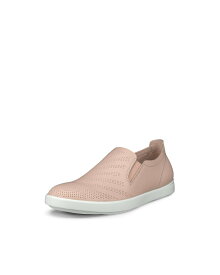【SALE／30%OFF】ECCO ECCO トラベル 本革 レディース カジュアルスニーカー スリッポン エコー シューズ・靴 スリッポン ピンク【送料無料】