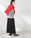 パネルボーダーワイドトップス