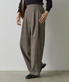 COLONY 2139 【セットアップ対応】TRチェック2タックストレートパンツ コロニー トゥーワンスリーナイン パンツ その他のパンツ ブラウン グレー【送料無料】