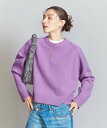 【SALE／40%OFF】BEAUTY&YOUTH UNITED ARROWS ウールカシミヤ アクアラグランクルーネックニット ユナイテッドアローズ アウトレット トップス ニット ホワイト パープル グレー【送料無料】