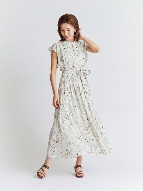 Snidel マーブルフラワー柄ワンピース Rakuten Fashion 楽天ファッション 旧楽天ブランドアベニュー Cw2864