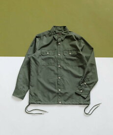 【SALE／30%OFF】URBAN RESEARCH ITEMS TAION Military Long Sleeve Shirts アーバンリサーチアイテムズ トップス シャツ・ブラウス グリーン ブラック ホワイト ブラウン【送料無料】