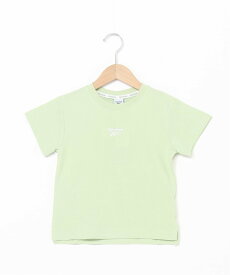 【SALE／28%OFF】petit main 【Reebok】ロゴ半袖プルオーバー ナルミヤオンライン トップス カットソー・Tシャツ グリーン グレー ピンク ホワイト