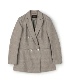 【SALE／40%OFF】TOMORROWLAND collection グリーンウィンドウ ダブルブレストジャケット トゥモローランド ジャケット・アウター テーラードジャケット・ブレザー ブラウン【送料無料】