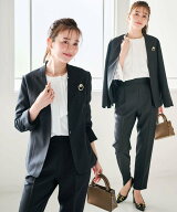 【SALE／22%OFF】Ranan Ranan/(W)＜選べる衿＞2点セットベーシックスーツ ラナン スーツ・フォーマル セ…