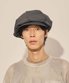 arth arth Teck Fabric Tuck Cas / アース オーバーライド 帽子 キャスケット グレー ベージュ【送料無料】