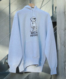 【SALE／30%OFF】BEAMS T fLAnsisCA / Print Sweat Hoodie 22AW ビームス アウトレット トップス スウェット・トレーナー ブラック グレー【送料無料】