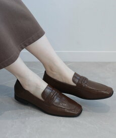 aimoha - select - 【shoes365】スクエアトゥ ローヒール ローファー アイモハ シューズ・靴 ローファー ブラック ブラウン ホワイト【送料無料】