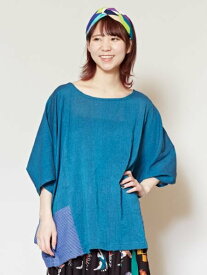 チャイハネ ネパールコットン アナンダトップス(ユニセックス) アミナコレクション トップス その他のトップス ブラック ブルー ホワイト レッド