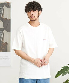 SB select Dickies 天竺ミニワッペン半袖TEE シルバーバレット トップス カットソー・Tシャツ