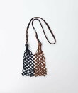BICOLOR MACRAME BAG