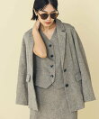 LUラメリネンベスト