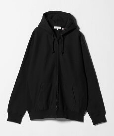 【SALE／50%OFF】a day in the life USAコットン 裏毛 ジップパーカー＜A DAY IN THE LIFE＞ ユナイテッドアローズ アウトレット トップス パーカー・フーディー グレー ブラック