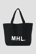 MHL. HEAVY COTTON CANVAS マーガレット・ハウエル バッグ その他のバッグ ブラック ホワイト【送料無料】