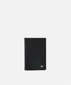 【SALE／57%OFF】METROCITY (M)クロセビア二つ折りカードケース メトロシティ 財布・ポーチ・ケース 名刺入れ・カードケース ネイビー ブラック【送料無料】