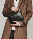 【SALE／20%OFF】tk.TAKEO KIKUCHI Refined Leather サコッシュ ティーケータケオキクチ バッグ ショルダーバッグ ブラック ブラウン【送料無料】
