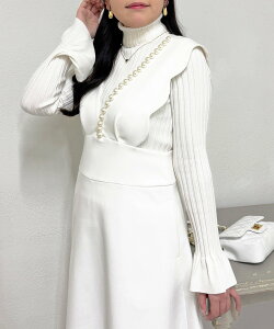 �ySALE�^45%OFF�zLa boutique BonBon �ymiki�ďC�E�I�P�[�W�����Ή��z�X�J���b�v�p�[���t���A�W�����h�� ���u�e�B�b�N�{���{�� �����s�[�X�E�h���X ���̑��̃����s�[�X�E�h���X �z���C�g �l�C�r�[