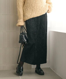 BEAUTY&YOUTH UNITED ARROWS ベロアプリーツ タイトスカート ウォッシャブル ビューティー＆ユース　ユナイテッドアローズ スカート ロング・マキシスカート ブラック グリーン グレー【送料無料】