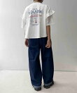 ●『ウエスト総ゴム』『ストレッチ素材』『接触冷感』 イージーデニムパンツ