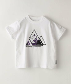 SHIPS Colors 【SHIPS Colors KIDS別注】FIRST DOWN:プリントTEE(100~150cm) シップス トップス カットソー・Tシャツ ホワイト グレー ネイビー