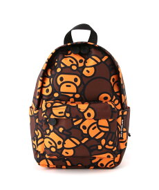 A BATHING APE ALL BABY MILO MINI BACKPACK ア ベイシング エイプ バッグ リュック・バックパック ブラウン【送料無料】