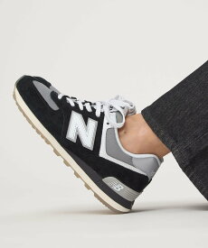 【SALE／20%OFF】UNITED ARROWS green label relaxing ＜New Balance＞U574 スニーカー / U574PBB / U574WPG ユナイテッドアローズ グリーンレーベルリラクシング シューズ・靴 スニーカー ホワイト ブラック【送料無料】