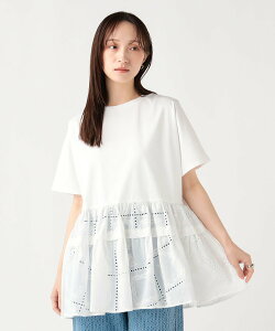 BEAMS HEART WOMEN �A���e�B�[�N�h�J �v���I�[�o�[ �r�[���X �n�[�g �g�b�v�X �J�b�g�\�[�ET�V���c �u���b�N �z���C�g�y���������z