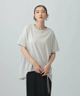 【SALE／30%OFF】LEPSIM 異素材ドロストチュニックSS レプシィム トップス その他のトップス グレー ブラ…