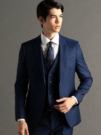 MONSIEUR NICOLE シャイニーツイル スーツ ニコル スーツ・フォーマル セットアップスーツ ブルー ブラック ネイビー【送料無料】