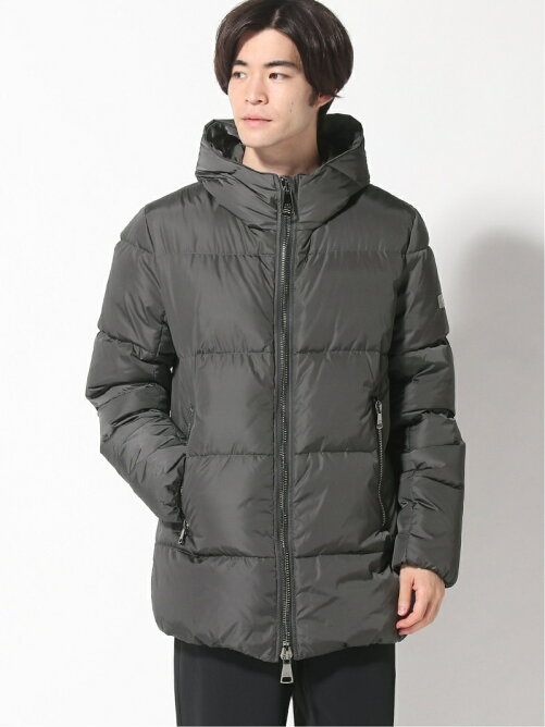 Nano Universe ラッカーニファスナー ミディアム丈ナイロン ダウンジャケット Rakuten Fashion 楽天ファッション 旧楽天ブランドアベニュー Bf9869