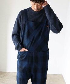 【SALE／50%OFF】B:MING by BEAMS SMITH'S AMERICAN / 縮絨ウール チェック オーバーオール ビームス アウトレット パンツ その他のパンツ【送料無料】