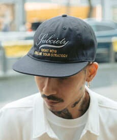 Subciety UNSTRUCTURED CAP サブサエティ 帽子 キャップ ブラック ベージュ【送料無料】