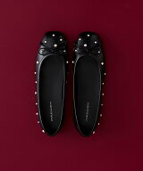 CHARLES & KEITH Barbara バーバラ パールエンベリッシュドボウバレエフラット チャールズアンドキース …
