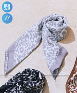【SALE／30%OFF】earth music&ecology 【接触冷感・UVカット】ふるふるひんやり アニマル柄スカーフ アー…
