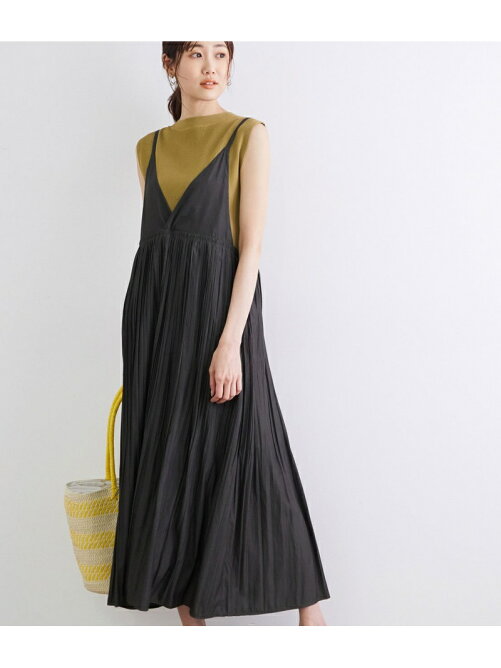 Rope Picnic Web限定カラー ブラウン カシュクールプリーツキャミワンピース Rakuten Fashion 楽天ファッション 旧楽天ブランドアベニュー Ce4870