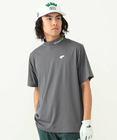 BEAMS GOLF ORANGE LABEL 【吸水速乾】【UVカット】BEAMS GOLF ORANGE LABEL / ワンポイント モックネックシャツ ビームス ゴルフ トップス スウェット・トレーナー グレー ホワイト ブラック イエロー カーキ ネイビー【送料無料】