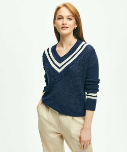 �ySALE�^50%OFF�zBROOKS BROTHERS ���l�� �I�[�o�[�T�C�Y �e�j�X�Z�[�^�[ �u���b�N�X �u���U�[�Y �g�b�v�X �j�b�g �l�C�r�[�y���������z