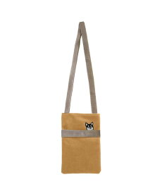 BACKYARD FAMILY 猫刺繍 タテ型 ショルダーバッグ ローラ バッグ ショルダーバッグ ホワイト イエロー カーキグリーン ブルー ブラウン ブラック