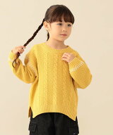 BEAMS mini ケーブルニットプルオーバー 2026FW (90~150cm)学校 通園 カジュアル 公園 ビームス ミニ ト…