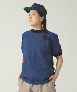 BEAMS BOY �y�ʒ��zGoodwear / Short Sleeve Ringer Tee �r�[���X �E�C���� �g�b�v�X �J�b�g�\�[�ET�V���c �l�C�r�[ �u���b�N�y���������z