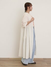 【SALE／37%OFF】Samansa Mos2 はおり切り替えレースワンピース サマンサモスモス ワンピース・ドレス ワンピース ブルー ブラック ホワイト【送料無料】