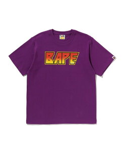 A BATHING APE BAPE LOGO TEE �A �x�C�V���O �G�C�v �g�b�v�X �J�b�g�\�[�ET�V���c �l�C�r�[ �p�[�v�� �z���C�g�y���������z