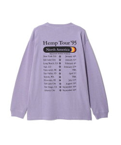 MANASTASH MANASTASH/�}�i�X�^�b�V��/HEMP TOUR L/S TEE �}�i�X�^�b�V�� �g�b�v�X �J�b�g�\�[�ET�V���c �z���C�g �p�[�v�� �u���b�N�y���������z