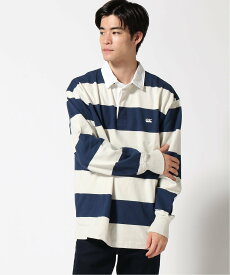 【SALE／30%OFF】canterbury (U)4インチストライプラグビージャージ カンタベリー トップス その他のトップス ホワイト ベージュ グレー イエロー ピンク【送料無料】