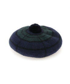 【SALE／60%OFF】petit main ポンポン付きベレー帽 ナルミヤオンライン 帽子 ハンチング・ベレー帽 ブラック ネイビー