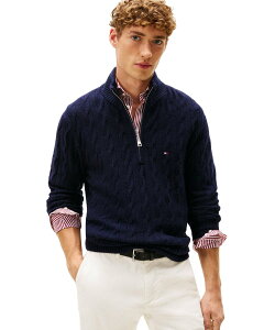 TOMMY HILFIGER E[uhP[un[tWbvZ[^[ g~[qtBK[ gbvX jbg uE lCr[yz